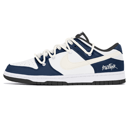 Nike Кроссовки для скейтбординга Dunk Lemon Joy, износостойкие, низкие, унисекс, сине-белые dd1391-100(team399-陨石蓝白) | blue white