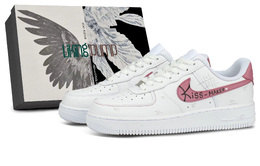Nike Кроссовки Air Force 1 для скейтбординга, износостойкие, белые, унисекс cw2288-111（team845甜蜜游戏-box） | white