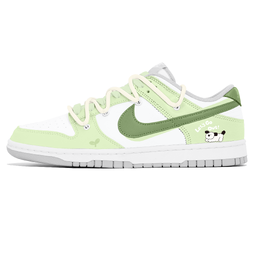 Nike Кроссовки для скейтбординга Dunk Lemon Joy Low Top женские, белые, зеленые dd1503-103(team778-青柠雪融) | white