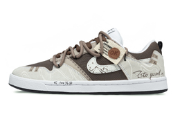 Nike SB Alleyoop London Warm Sun, износостойкие, низкие кроссовки для скейтбординга, унисекс, бежево-коричневые cj0882-100(team420-伦敦暖阳) | beige brown