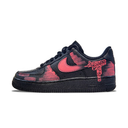 Nike Кроссовки для скейтбординга Air Force 1 с противоскользящим износостойким верхом, унисекс, черные cw2288-001(team635-粉红杀手) | black