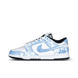 Nike Кроссовки для скейтбординга Dunk Mountain Dusty Blue Smoke, износостойкие, низкие, унисекс, сине-белые dd1503-101（team1369-山雾蓝烟） | blue white