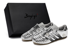 Adidas Кроссовки TAEKWONDO Flawless Ice Crystal, износостойкие, повседневные, женские, черные, белые, серебристые jh9664(team80-女款无暇冰晶s-box) | black white silver