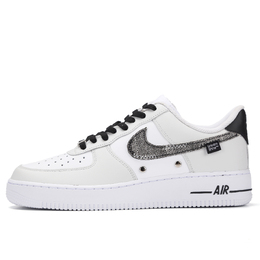Nike Кроссовки для скейтбординга Air Force 1 Zero Realm, устойчивые к истиранию, низкие, унисекс, бежевые, белые, черные cw2288-111（team1225-零界） | beige white black