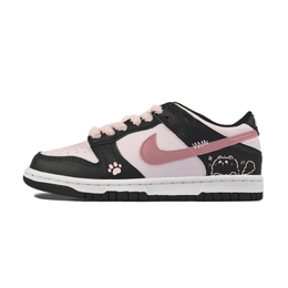 Nike Кроссовки для скейтбординга Dunk, устойчивые к истиранию, низкие, унисекс, черные, белые dd1391-100 (team352-嘟嘟喵咪） | black white