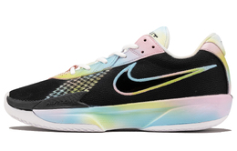 Nike Баскетбольные кроссовки Air Zoom GT Cut Academy с низким верхом, устойчивые к истиранию, унисекс, цвет: черный, синий, розовый fb2598-003(teamf-彩虹渐变) | black