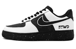 Nike Кроссовки для скейтборда Air Force 1 WET Reverse Star Tour, износостойкие, низкие, унисекс, черные, белые cw2288-001(team582-逆星巡) | black white