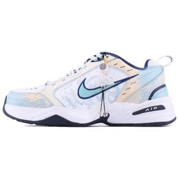 Nike Air Monarch 4. Противоскользящие и износостойкие низкие кроссовки, увеличивающие рост, унисекс, синие, желтые 415445-102（team168-花雨绮梦） | blue yellow