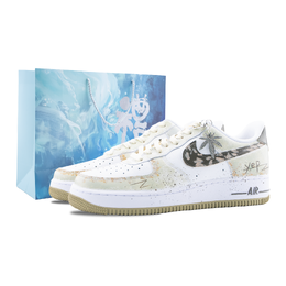 Nike Air Force 1 Genya Mimasu износостойкие низкие кроссовки для скейтборда унисекс бежевые fj4146-110（team626-弥山亘野） | beige (special shopping bag)