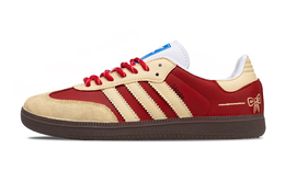Adidas Кроссовки для скейтбординга SAMBA OG Encounter, износостойкие, низкие, унисекс, красные b75806(team348-邂逅) | red