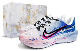 Nike Низкие кроссовки Quest 6 с амортизацией и воздухопроницаемостью, унисекс, сине-розовые fd6033-100(team852-英文涂鸦) | blue pink