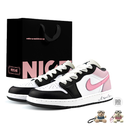 Баскетбольные кроссовки Air 1 Vintage, женские, цвет «вишневый цвет» Jordan, Cherry Blossom Pink 553560-152(team1053-粉黛序章box) | cherry blossom pink