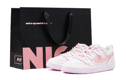 Nike Низкие износостойкие кроссовки Court Borough, женские, розовые dv5456-105（team500-手绘玫瑰sbox） | pink