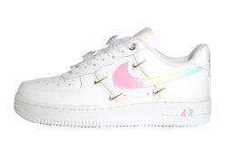 Nike Кроссовки Air Force 1 для скейтбординга, износостойкие, белые, женские fv3654-111(team1070-兰因絮果） | white