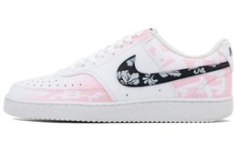 Nike Кроссовки Court Vision 1 Mirror Moon Frost Snow с низким верхом, устойчивые к истиранию, унисекс, белые, розовые, зеленые dh2987-101(team1105-男女同款镜月珉雪) | white pink green