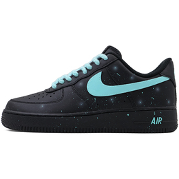 Кроссовки Air Force 1 с низким верхом для скейтборда, устойчивые к истиранию, унисекс, черно-зеленые Nike, Black Green cw2288-001（team91-黑武士 满天星 绿） | black green