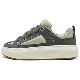 Skechers Кроссовки для скейтбординга с воздушным охлаждением и эффектом памяти, женские, оливково-зеленые, с низким верхом, увеличивающие рост 177482-olv | olive green