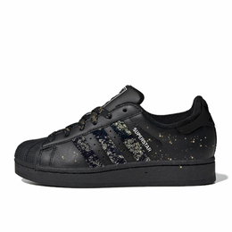 Adidas Кроссовки для скейтбординга Superstar 2 Midnight Waltz, износостойкие, низкие, унисекс, черные ji0079(team598-午夜圆舞曲) | black