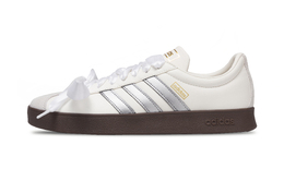 Adidas Кроссовки для скейтбординга VL COURT 2.0 Low Top, унисекс, серебристо-белые ji0497(team523-契约) | silver white