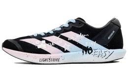 Adidas Легкие низкие кроссовки Adizero унисекс, цвет черный, белый, розовый, синий jp6528(team1105-男女同款律动坠夏) | black white pink blue