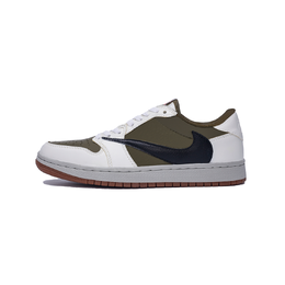 Jordan Баскетбольные кроссовки Air 1 Vintage, унисекс, низкие, бежево-зеленые dz4137-700（team763-联名款9） | beige green