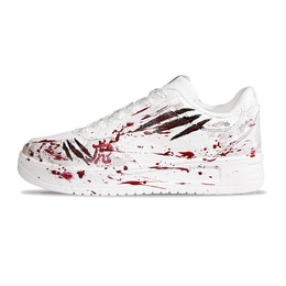 Свободные кроссовки для скейтбординга унисекс с низким верхом Anta, White Red 912518001q-2（team921-li小龙） | white red