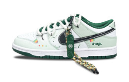 Nike Кроссовки для скейтбординга Dunk Funi Green Mountain, износостойкие, низкие, унисекс, зеленые dd1391-101(team348-funi 青峦) | green
