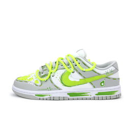 Nike Кроссовки для скейтбординга Dunk, устойчивые к истиранию, низкие, унисекс, зеленые dd1391-103（team1037-万梨挑一） | green