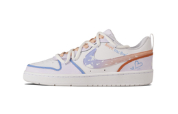 Nike Кроссовки Court Vision 1 Blue Pink Tide, износостойкие, низкие, для скейтбординга, унисекс, сине-фиолетовые dh2987-101（team1171-蓝粉心汐） | blue purple