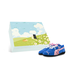 Puma Износостойкие повседневные низкие кроссовки Speedcat Collection, синие, унисекс 406329-18(team47-兔然出现box) | blue (box)