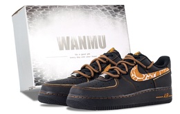 Кроссовки для скейтбординга Air Force 1 Undercurrent, износостойкие, низкие, унисекс Nike, Black Orange hq2037-003（team144-暗涌） | black orange