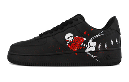 Nike Кроссовки Air Force 1 Low Top для скейтбординга унисекс, черные 315122-001(team943-血络蔷薇) | black