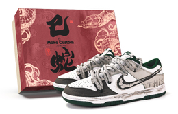 Nike Кроссовки для скейтбординга Dunk, устойчивые к истиранию, унисекс, белые, коричневые dd1391-101(team162-骨德白sbox) | white brown