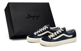 Vans Кроссовки для скейтбординга Style 36, унисекс, низкие, синие/белые vn0a3dz3rfl(team80-腰果花染s-box) | paisley dye (basic)