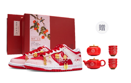 Nike Кроссовки для скейтбординга Dunk Love Forever, износостойкие, низкие, женские, красные cw1590-600(team376-百年好合-box） | red