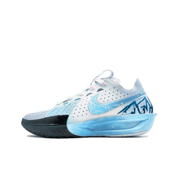 Nike Баскетбольные кроссовки Air Zoom GT Cut3 At The Summit Of EP Iceberg с низким верхом, устойчивые к истиранию, унисекс, сине-белые dv2918-102（team856- 冰山之巅） | blue white