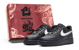 Nike Кроссовки Air Force 1 для скейтбординга, износостойкие, низкие, унисекс, черные cw2288-111(team963-黑银sbox) | black
