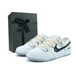 Nike Кроссовки для скейтбординга Dunk LOW Sand Dune, устойчивые к истиранию, унисекс, бежево-желтые hf5441-105(team695-沙丘) | ecru