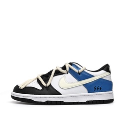 Nike Кроссовки для скейтбординга Dunk Blue Lightning 2.0 износостойкие, легкие и дышащие, унисекс, белые, синие dd1391-100(team920-蓝色闪电2.0) | lightning blue 2.0