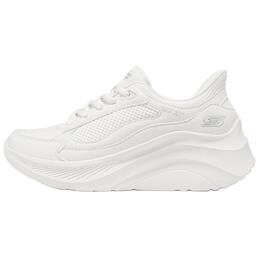 Skechers Женские повседневные кроссовки Bob's Sport с износостойкой поддержкой, увеличивающей отскок, белого цвета 117526-wht | white