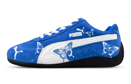 Puma Низкие повседневные кроссовки Speedcat, устойчивые к истиранию, унисекс, сине-белые 406329-18(team1311-蓝白蝴蝶） | blue white