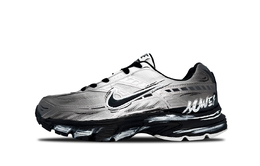 Nike Кроссовки Initiator с амортизацией, дышащие, с низким верхом, для повседневного бега по городу и на работу, унисекс, черные, белые, серые 394055-100（team1237-墨影律动） | black white gray