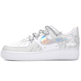 Nike Кроссовки Air Force 1 The Breath Of The Deep Sea, износостойкие, низкие, для скейтбординга, унисекс, серо-белые cw2288-111（team342-深海之息） | gray white