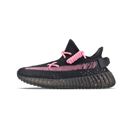 Adidas Низкие повседневные кроссовки Yeezy Boost 350 V2 унисекс, черно-розовые hq4540(team373-粉色星河) | black