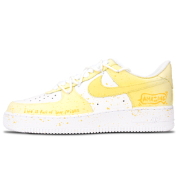 Air Force 1 Air Force 1, изысканные износостойкие низкие кроссовки для скейтбординга унисекс, желтые Nike, Yellow dd8959-100（team883- 精彩生活） | yellow