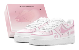 Nike Кроссовки для скейтбординга Air Force 1 женские, низкие, белые dh2920-111(teams2-情笺穿心s-box) | pink