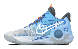 Nike Баскетбольные кроссовки KD Trey 5 IX Dancing Blue Shadow с амортизацией средней высоты, унисекс, серо-синие cw3402-011(team529-男女同款跃动蓝影) | gray blue