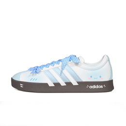 Adidas Кроссовки для скейтбординга VL COURT 2.0 Milk Blue Puppy, устойчивые к истиранию, низкие, унисекс, сине-белые id6015（team1084-元气玉桂） | light blue