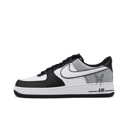 Nike Кроссовки для скейтбординга Air Force 1, унисекс, низкие, белые dv0788-001(team384-蝶空之境a) | black white gray