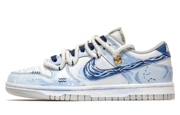 Nike Dunk 668, износостойкие низкие кроссовки для скейтбординга Aquarius Hermes, унисекс, сине-белые hf5441-105(team901-男女款水瓶赫尔墨斯) | blue white